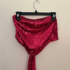 Windsor Sparkle Tie Back Strapless Top